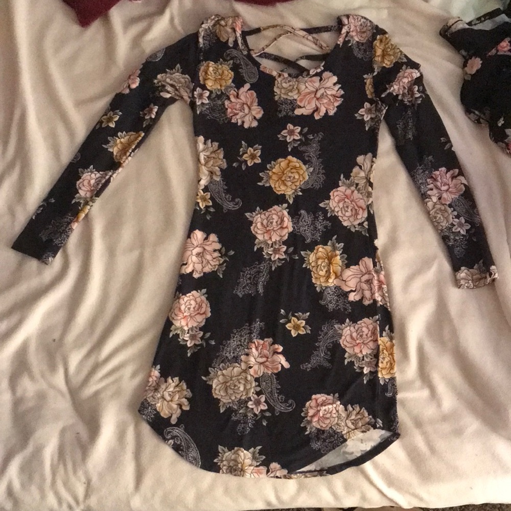 Floral tight dress